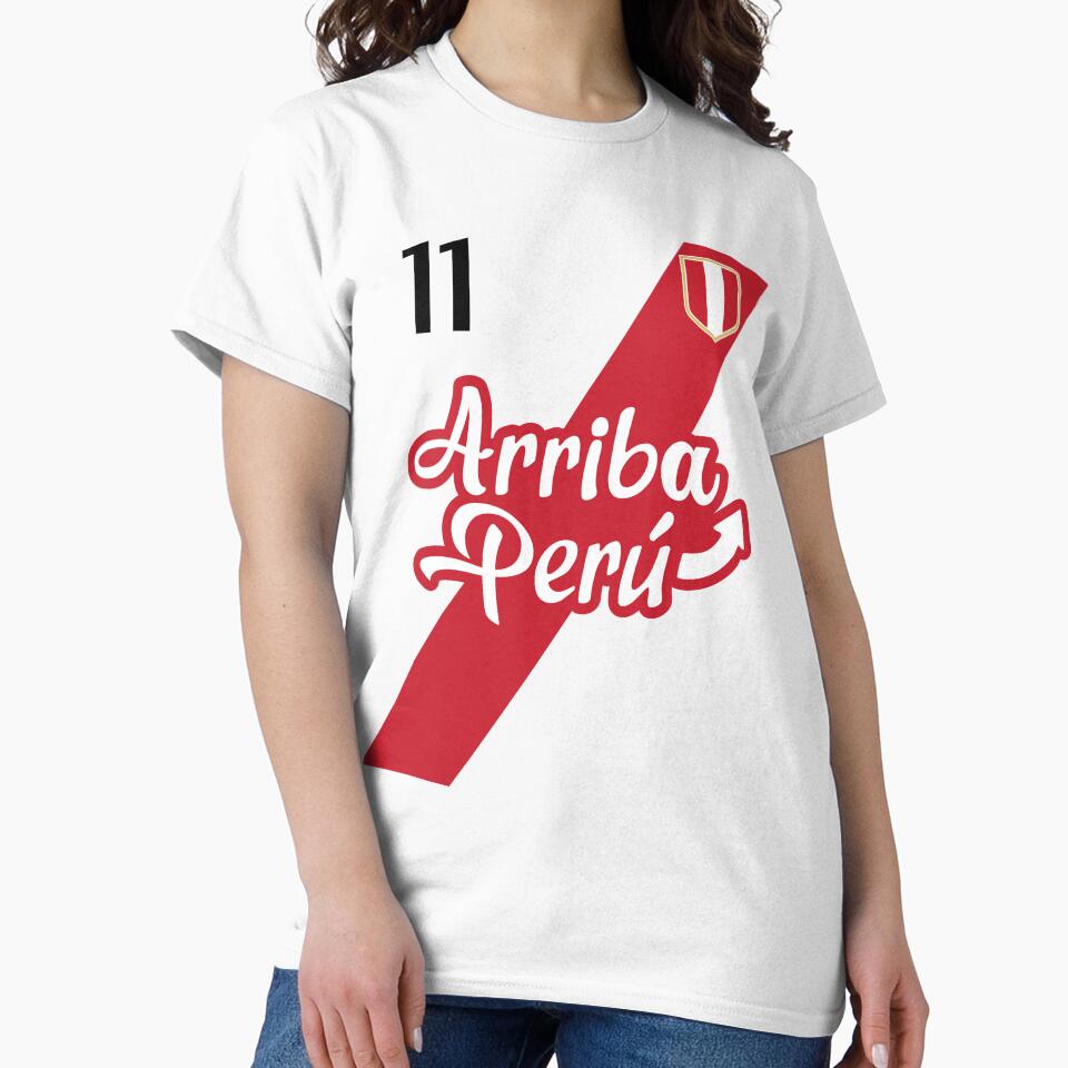 Retro Arriba Peru Soccer Jersey 11 Peruvian Futbol Gift Tee Jersey Peruvian Fanatic Gift  Retro Peruvian Gift Vintage Peru Shirt Peru Llama Cusco Gift Idea by HallelujahTees