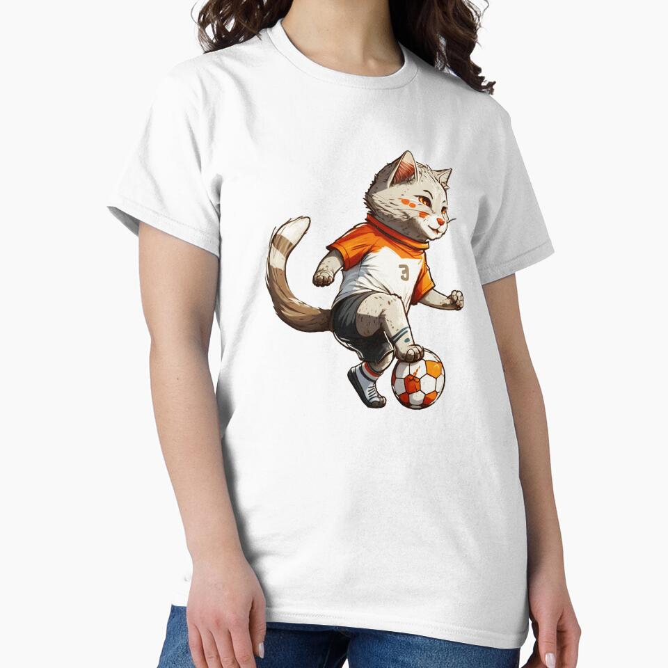 Soccer Cat - Vintage Sports Design by GabrieSketcham