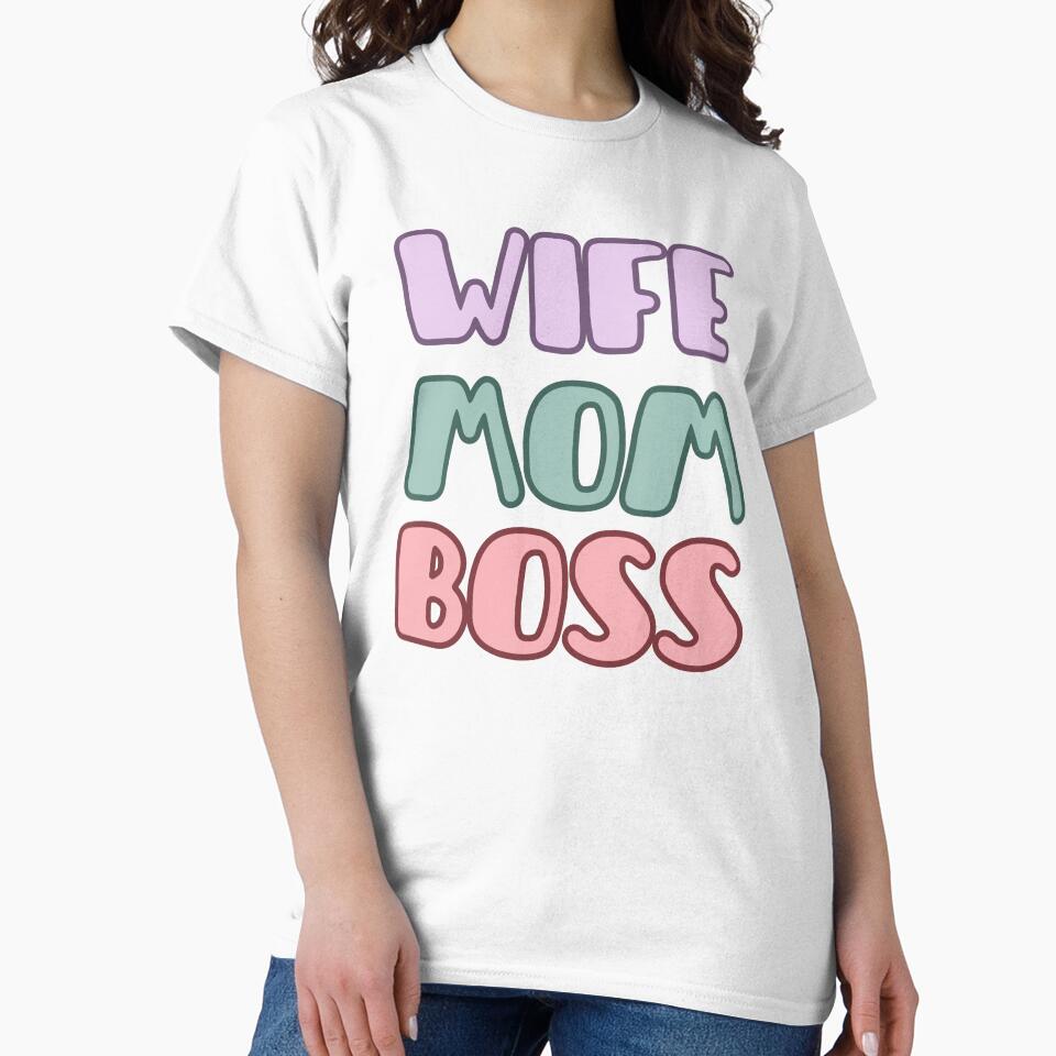 Wife Mother Boss Colorful by mysummerland