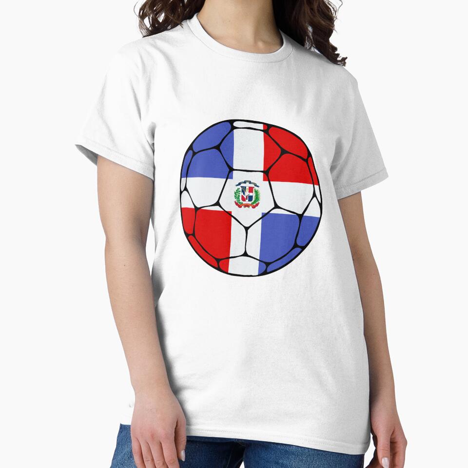 Dominican Republic Soccer Ball by ehgraphics15