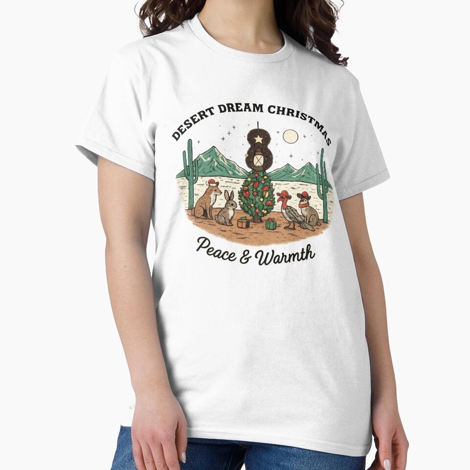 desert dream christmas with wildlife and lantern tree by LuloCreative