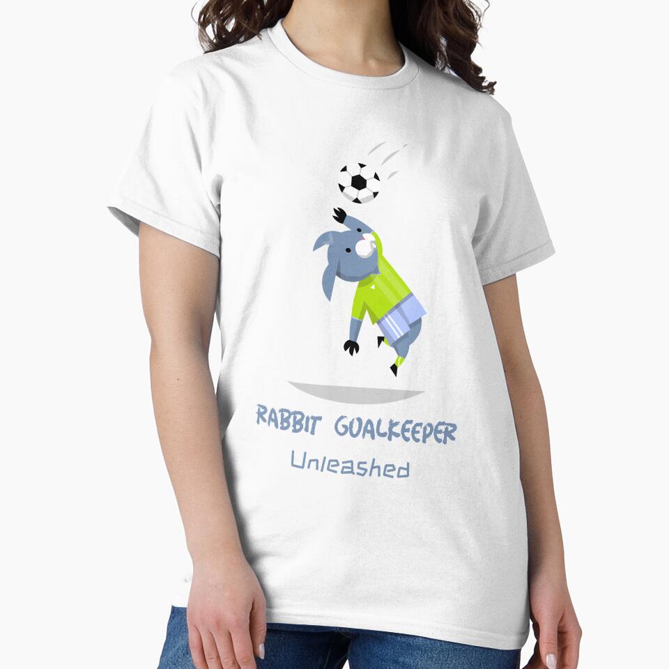 Rabbit Goalkeeper Soccer Player by RokuCreations
