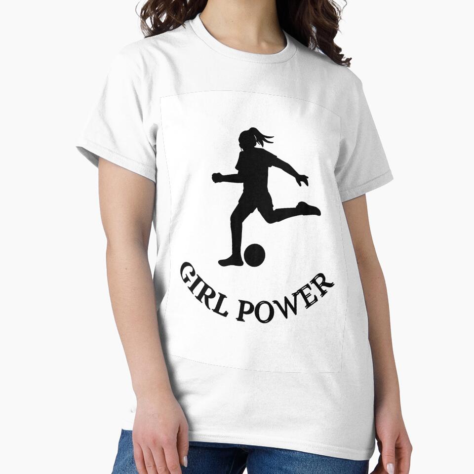 Soccer Girl Power Inspirational Quote by HanaiPrint