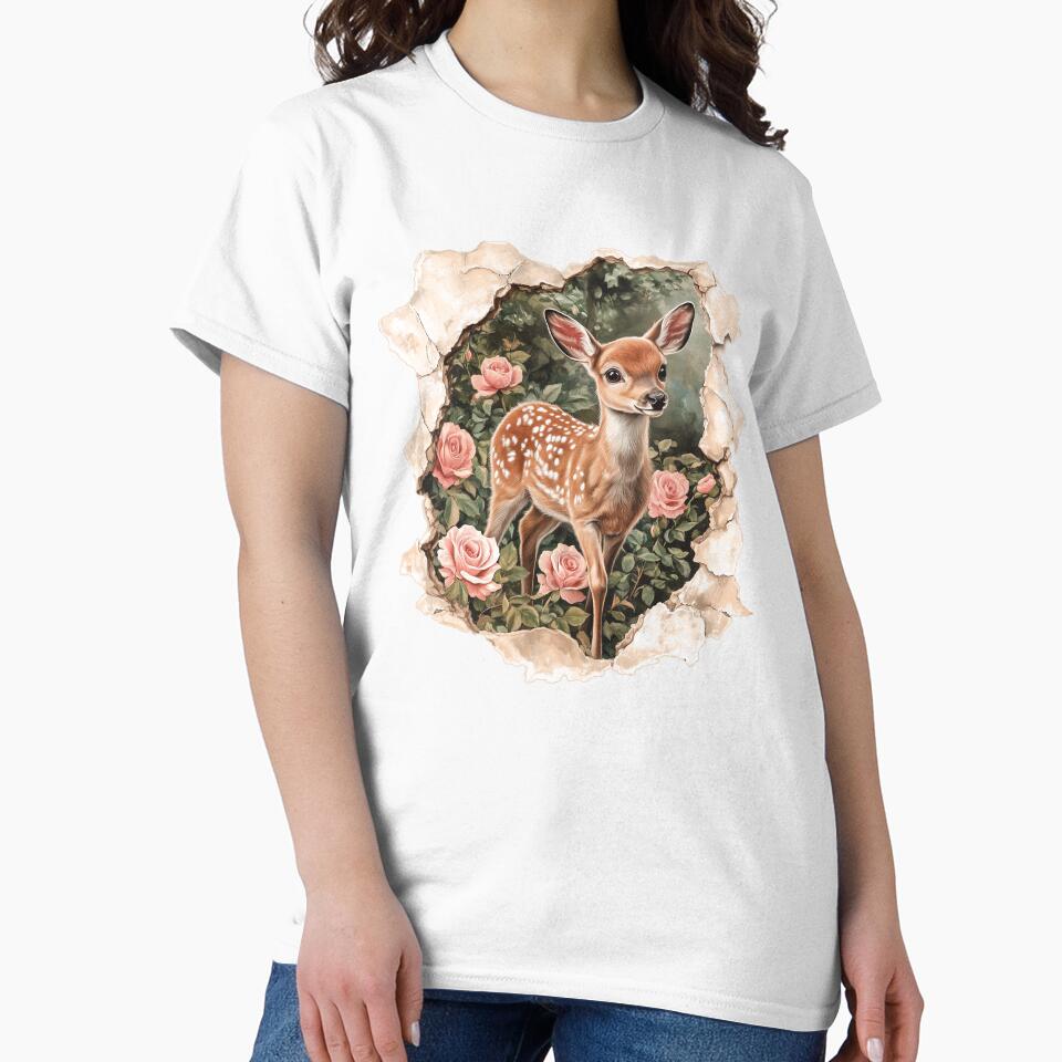 Vintage deer by Fran Fryberg
