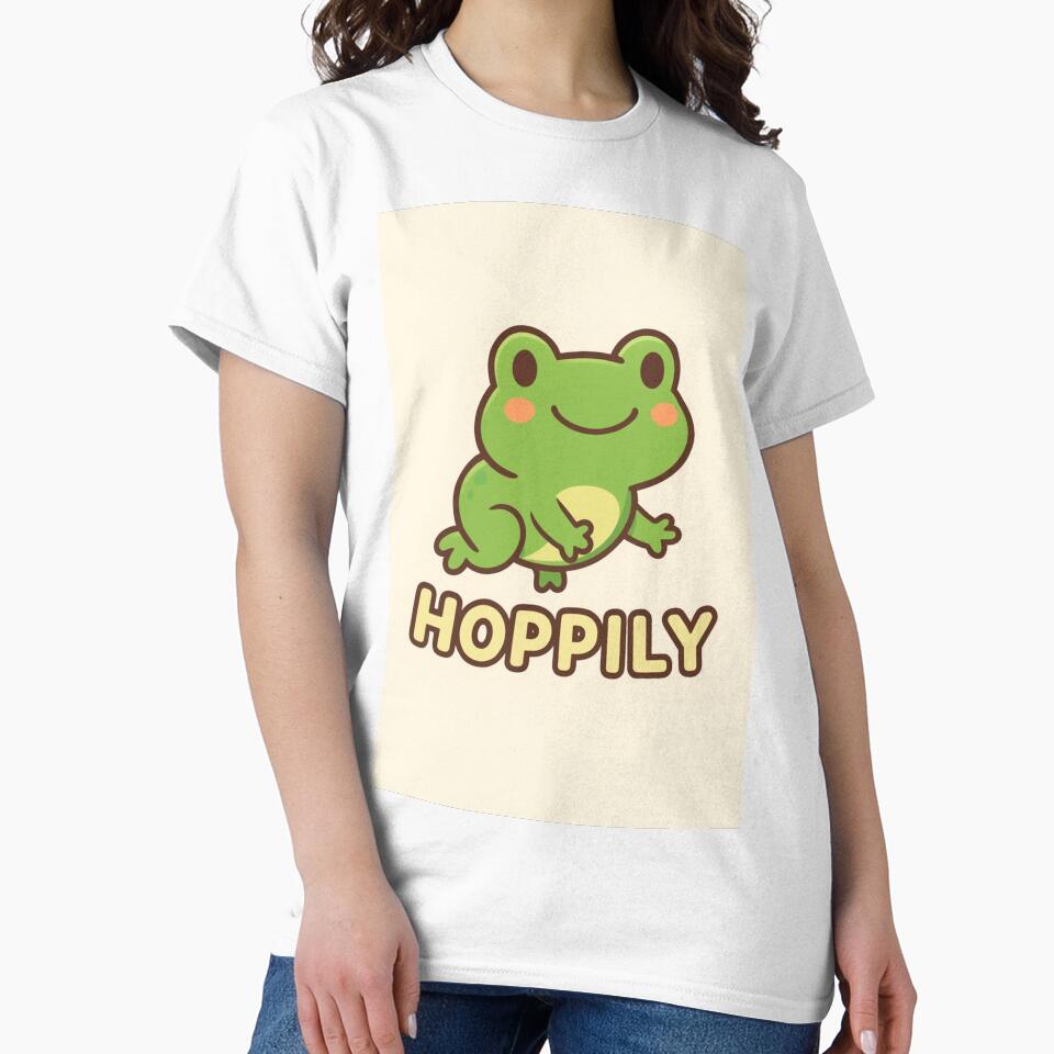 Cute Kawaii Frog – “Hoppily” by The-Dreamy-Zoo