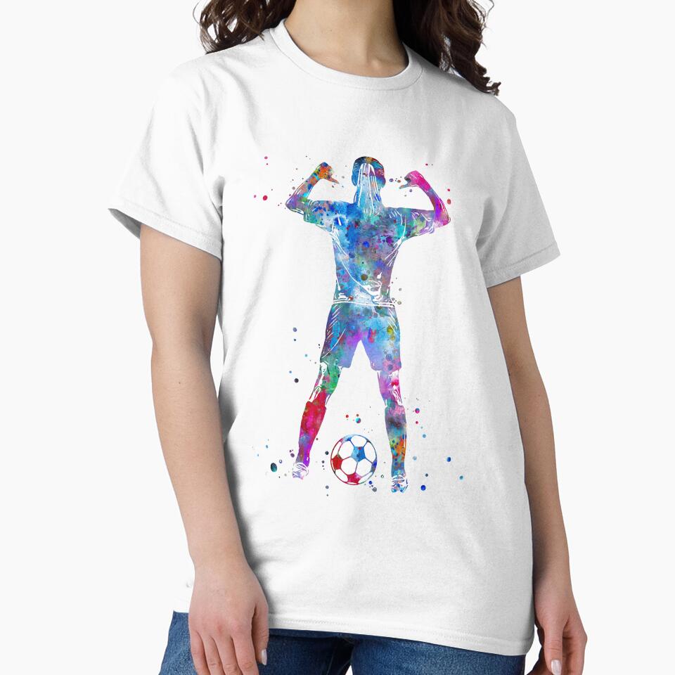 Female Soccer Player by Rosaliartbook
