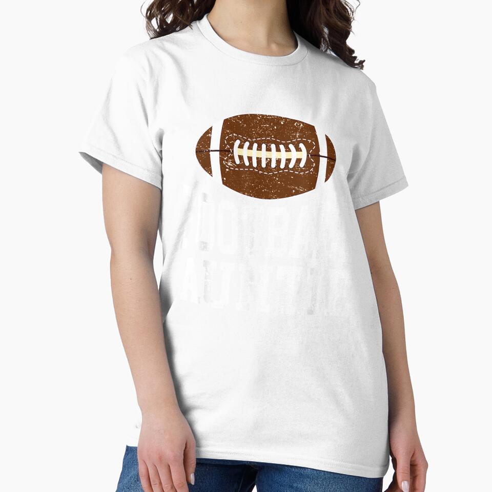 Funny American Football Auntie Retro Sports Football Lover by CuthbertShop