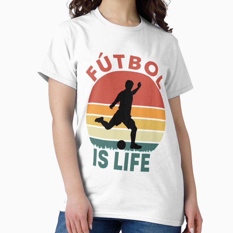 Futbol Is Life Retro Vintage by anxtinhga