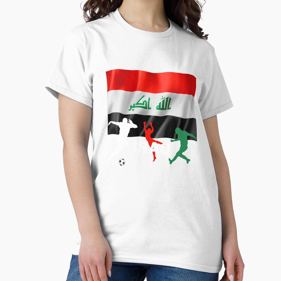 Copy of Iraq Flag Jersey Iraqi Soccer Team Iraqi by wisamart