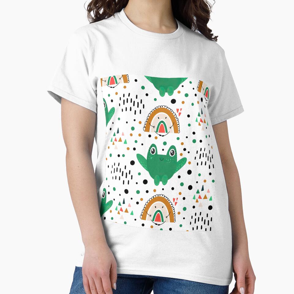 Cute Frog Rainbow by AletacStore