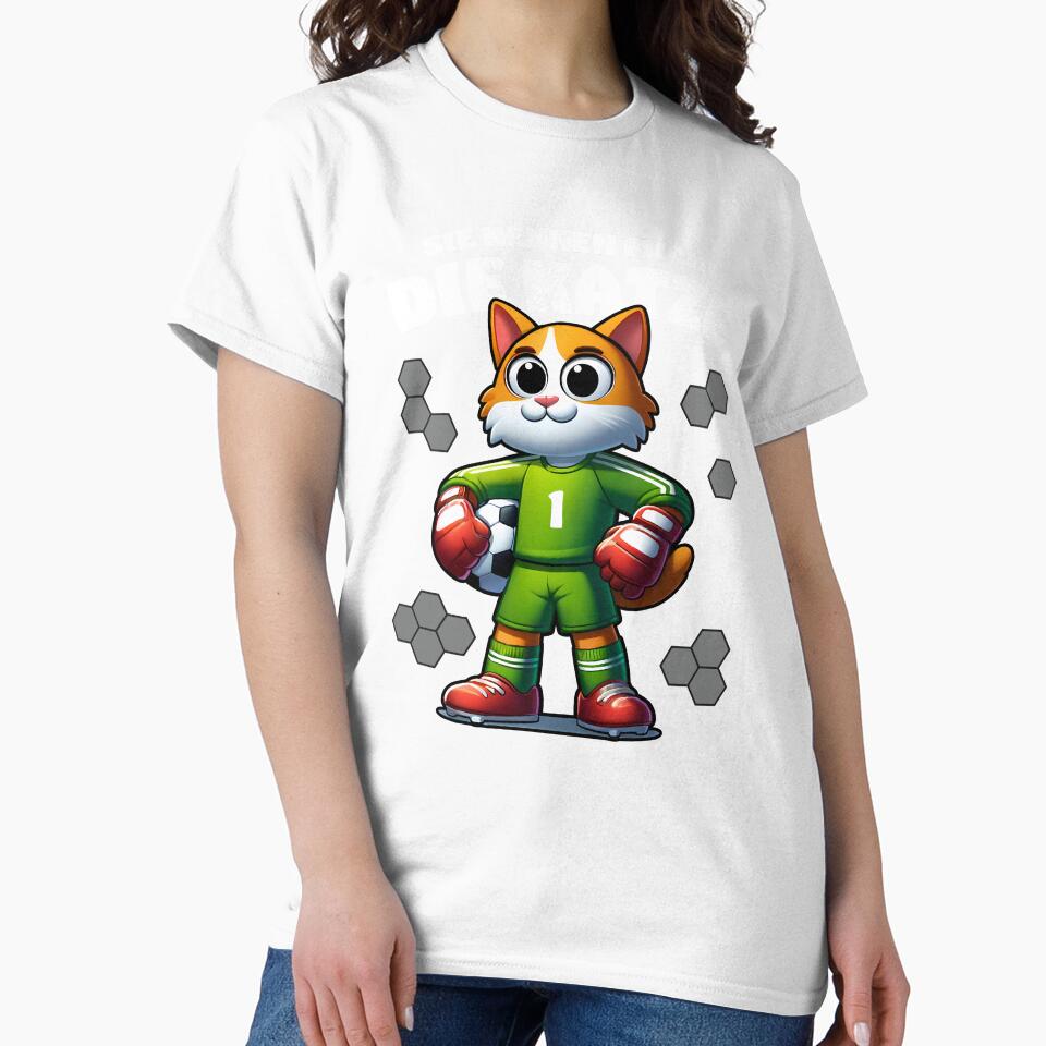 Soccer Goalkeeper Cat Goalkeeper Keeper Goalkeeper Goalie by Infinitee8hirts