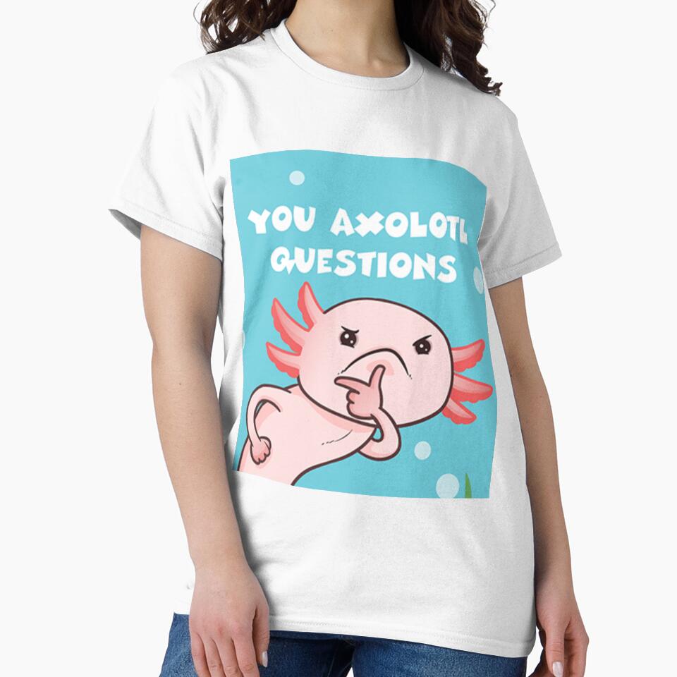 You Ask Axolotl Questions | Cute Axolotl by LunaticArtWork
