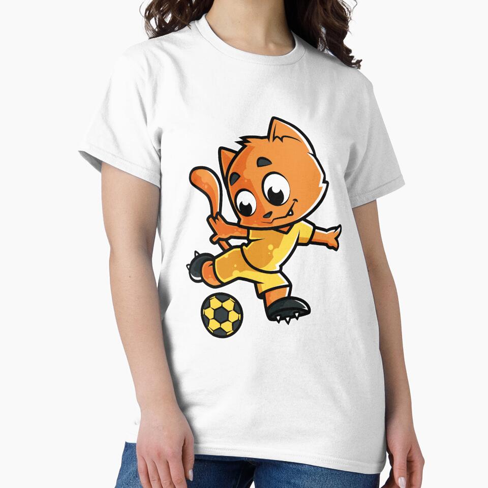 Cat Football Game Day Funny Team Sports Soccer graphic by theodoros20