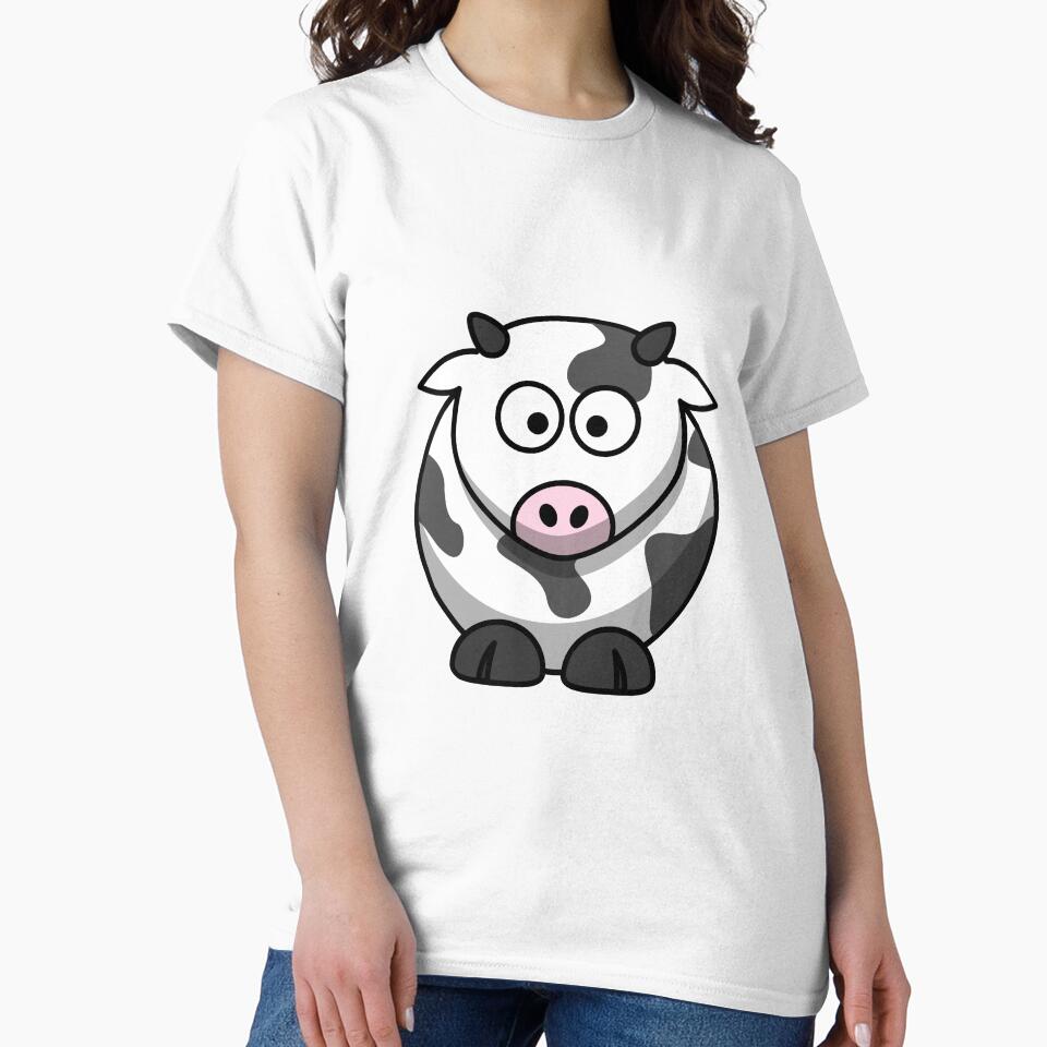 Cartoon Cow by Manimal-Merch