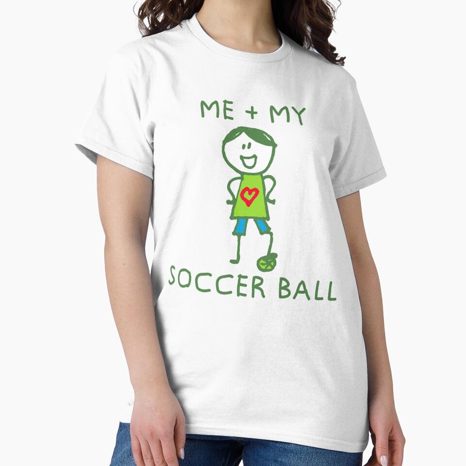Stick Peeps ME + MY SOCCER BALL (boy) kids kid children child active by SolidEarthArt