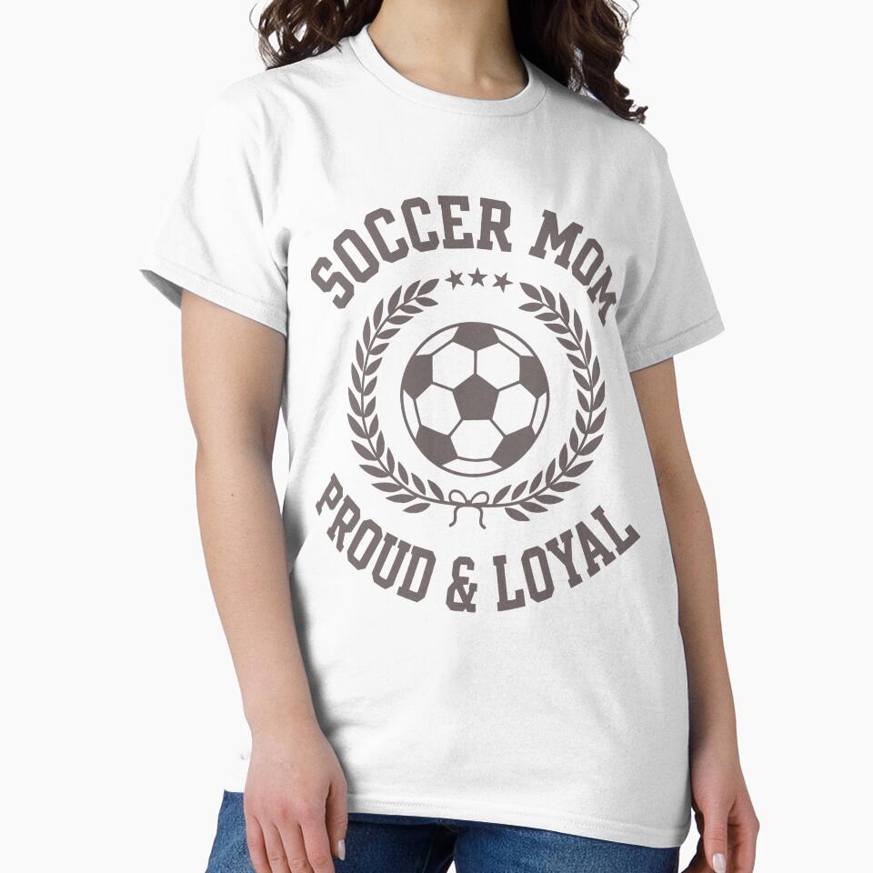 Soccer Mom Varsity Crest Proud Loyal Supporter by roarsomethings