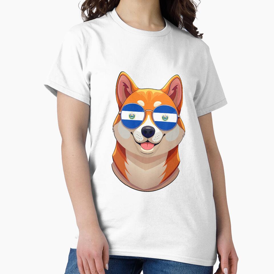 Vintage Patriotic Shiba Inu Guanaco Flag by DreamBrushy