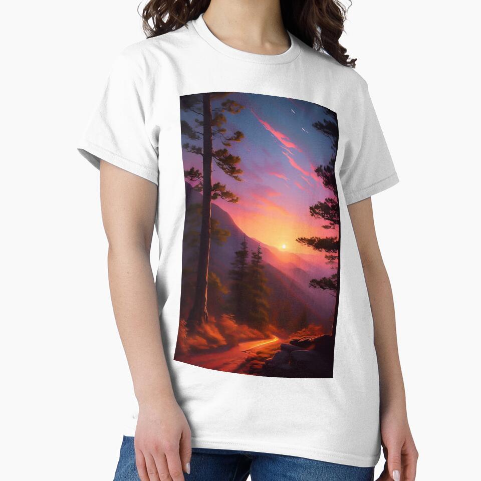 Smokey Mountain National Park Nature Landscape Sunset by CattlettArt