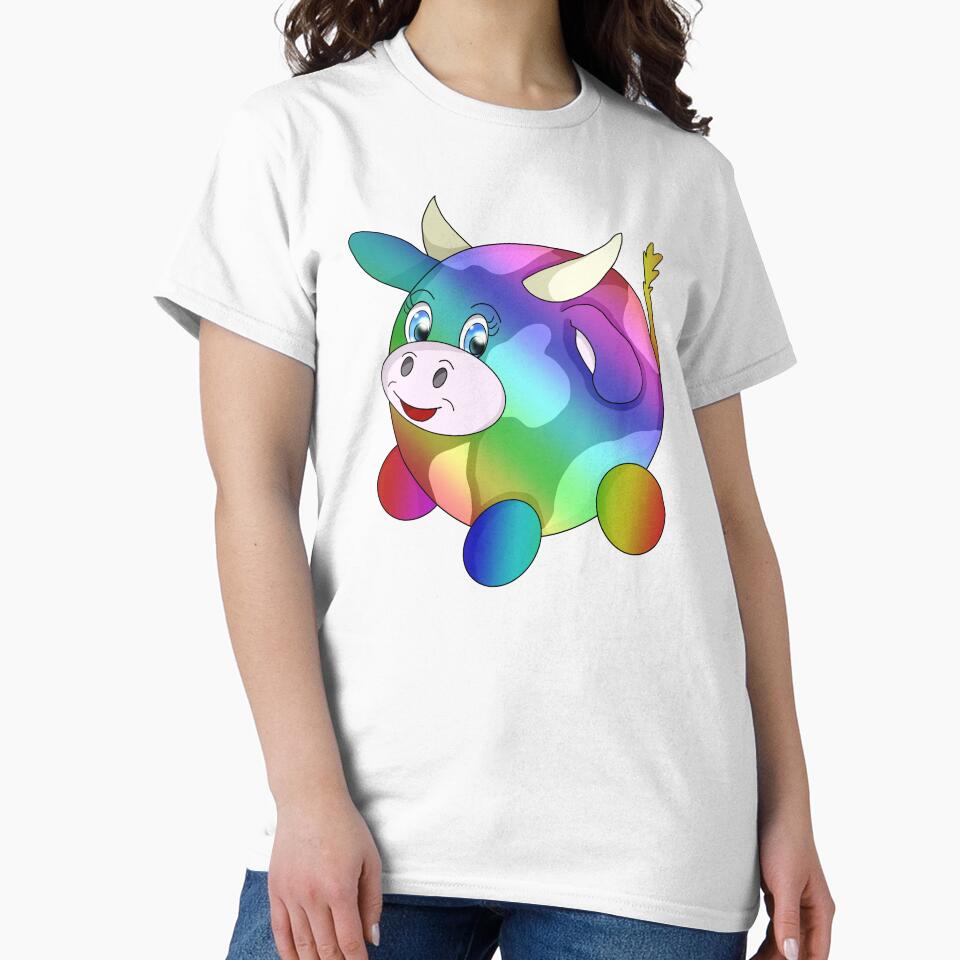 rainbow pride cow by BeingNow