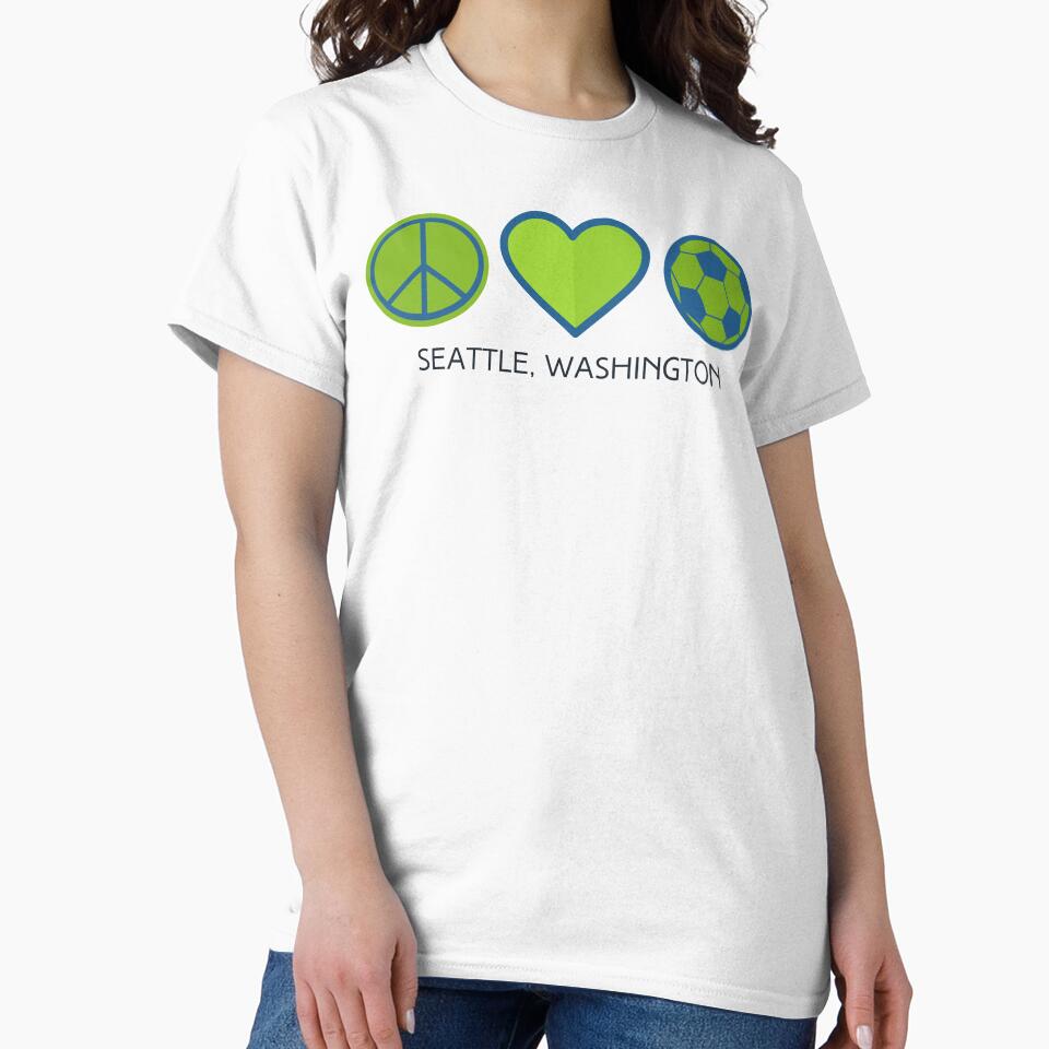 Peace Love Soccer - Sounders by SaltyLass