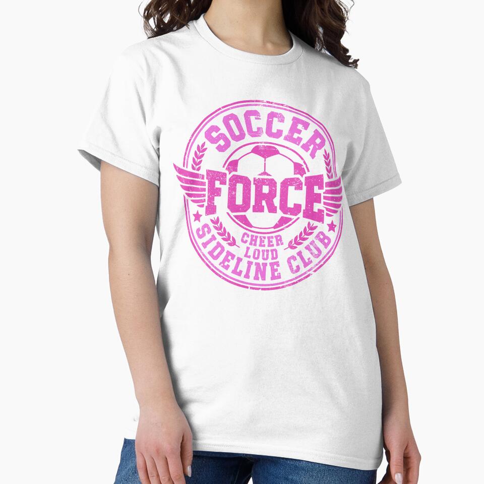 Womens Soccer Retro Distressed Crest For Sideline Supporters by roarsomethings