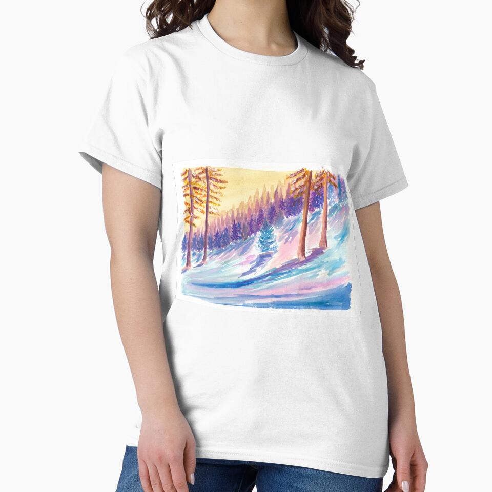 Late Afternoon Sun in Romantic Winter Forest by artshop77