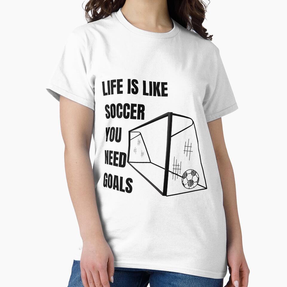 Life Is Like Soccer You Need Goals by Hatomomox