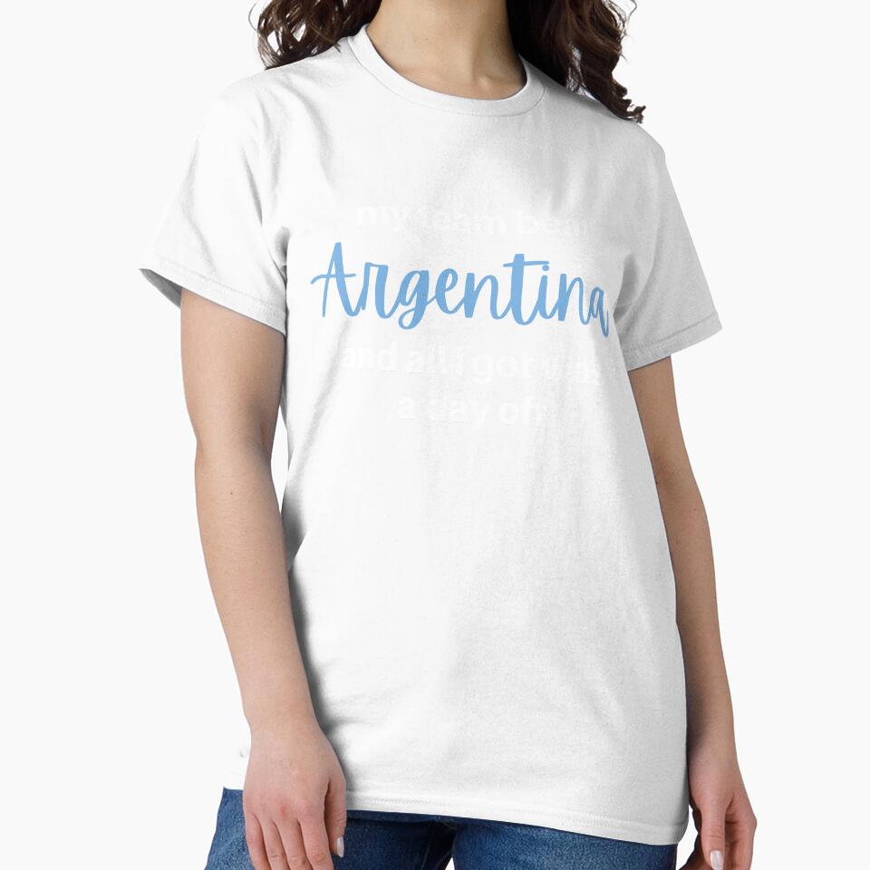 my team beat Argentina and all I got was a day off - world cup football soccer meme Saudi Arabia by MillennialMemer