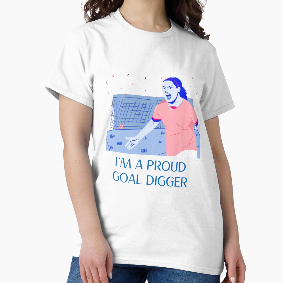 I'm a Proud Goal Digger Soccer Women by WSShop7