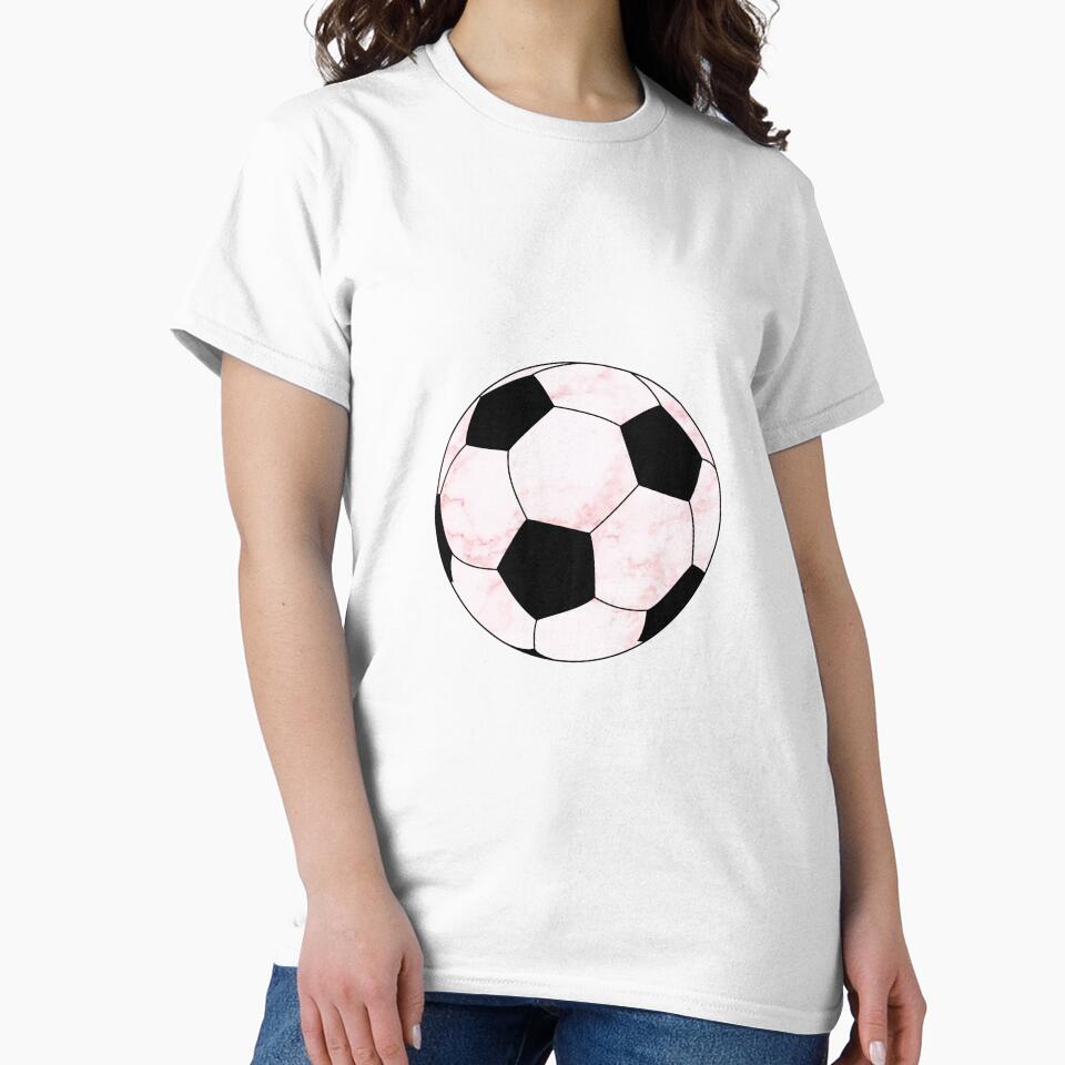 Pink Marble soccer ball by alanarose98