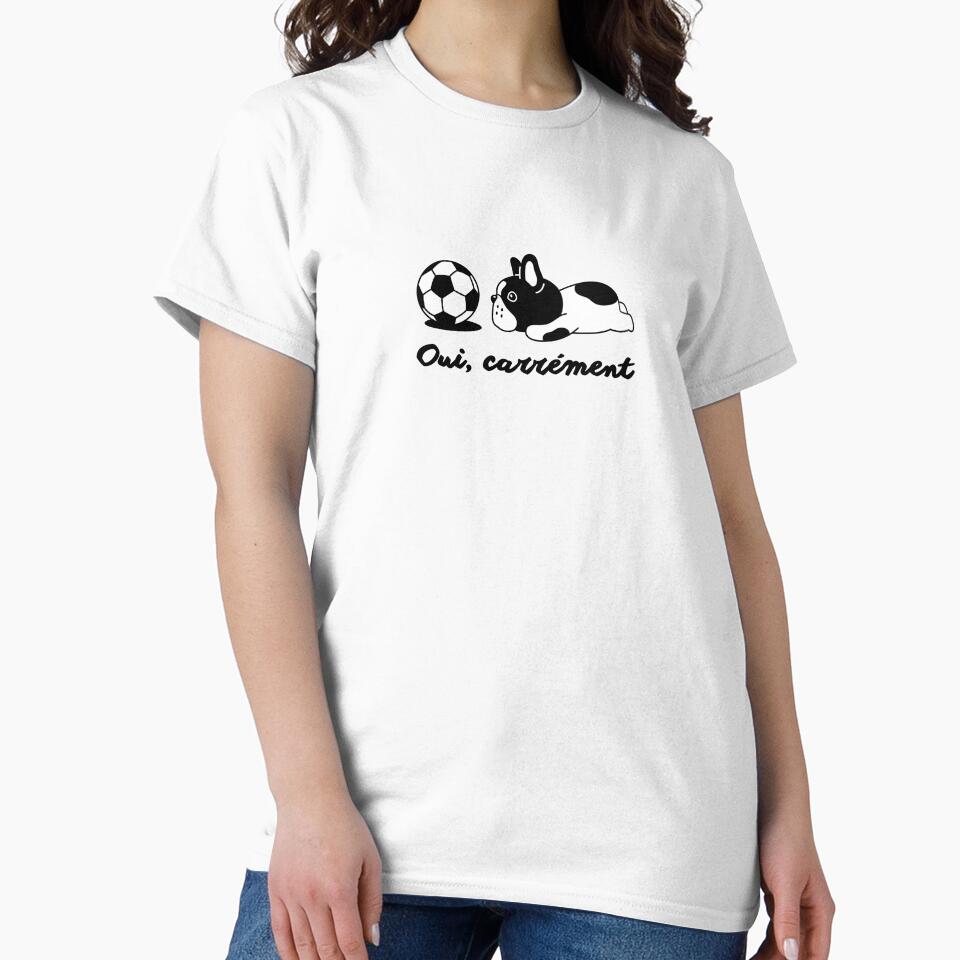 French Bulldog Soccer Fan Frenchie Soccer Ball Art by PickInsight