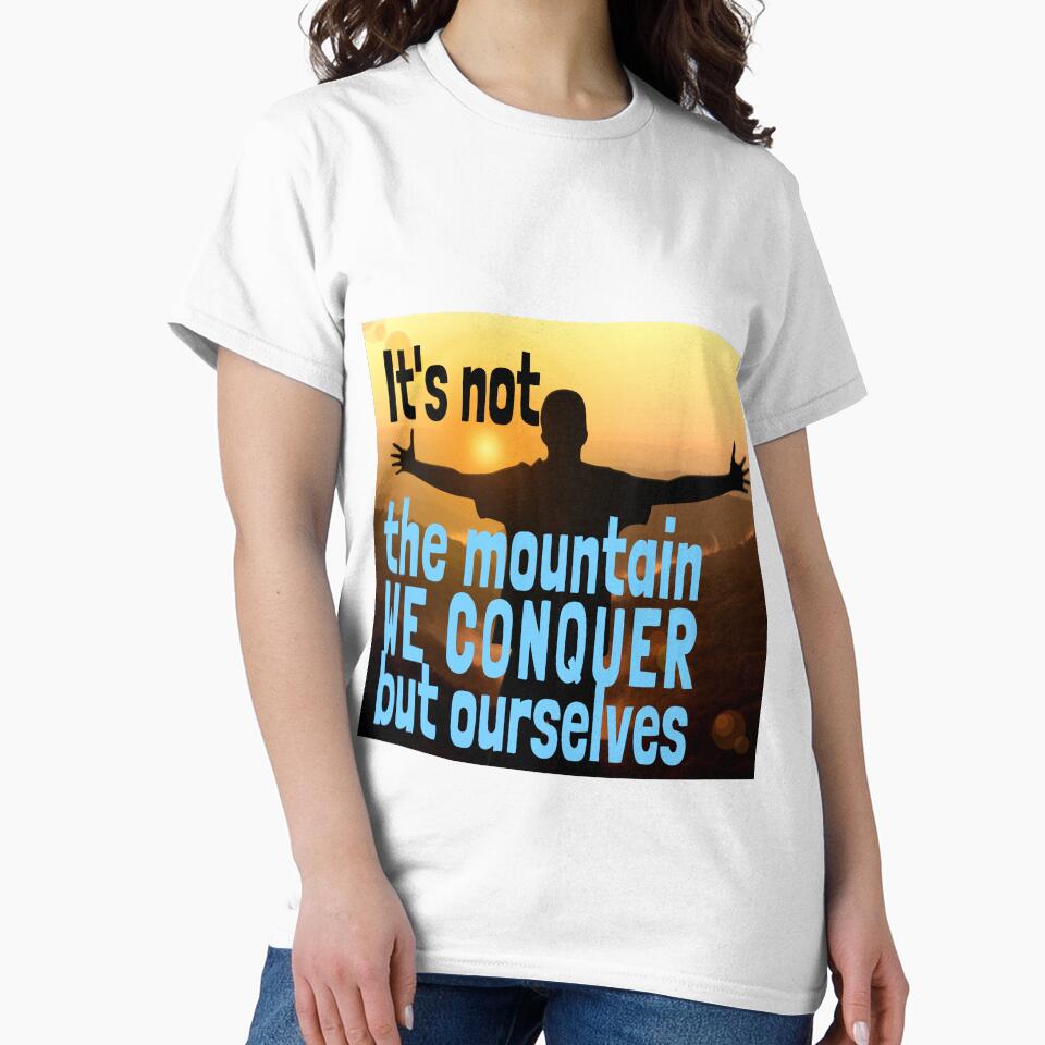 In the Mountain We Conquer Ourselves Climbing Hiking Club Is Calling by tengamerx