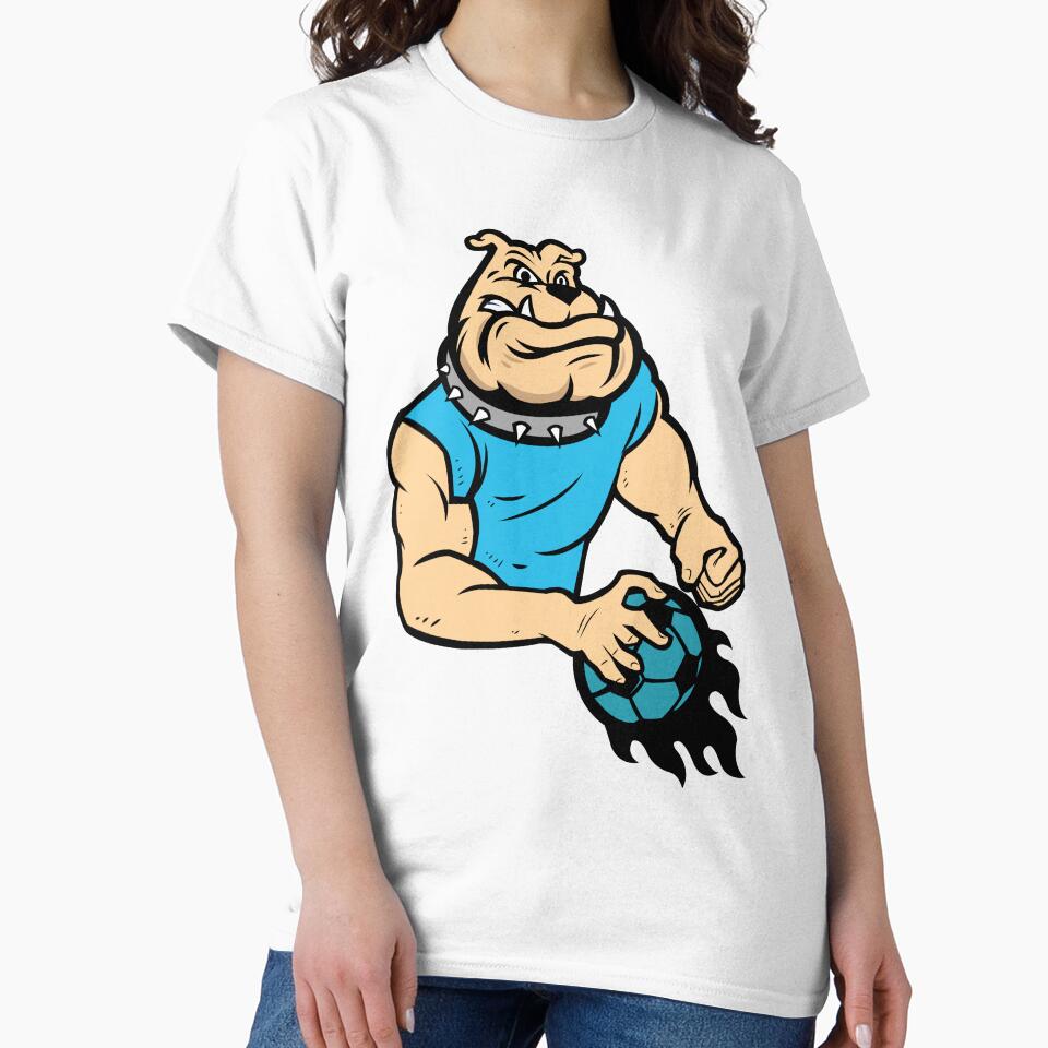 Soccer Bulldog Coach Dog Graphic Design by zoripet Store