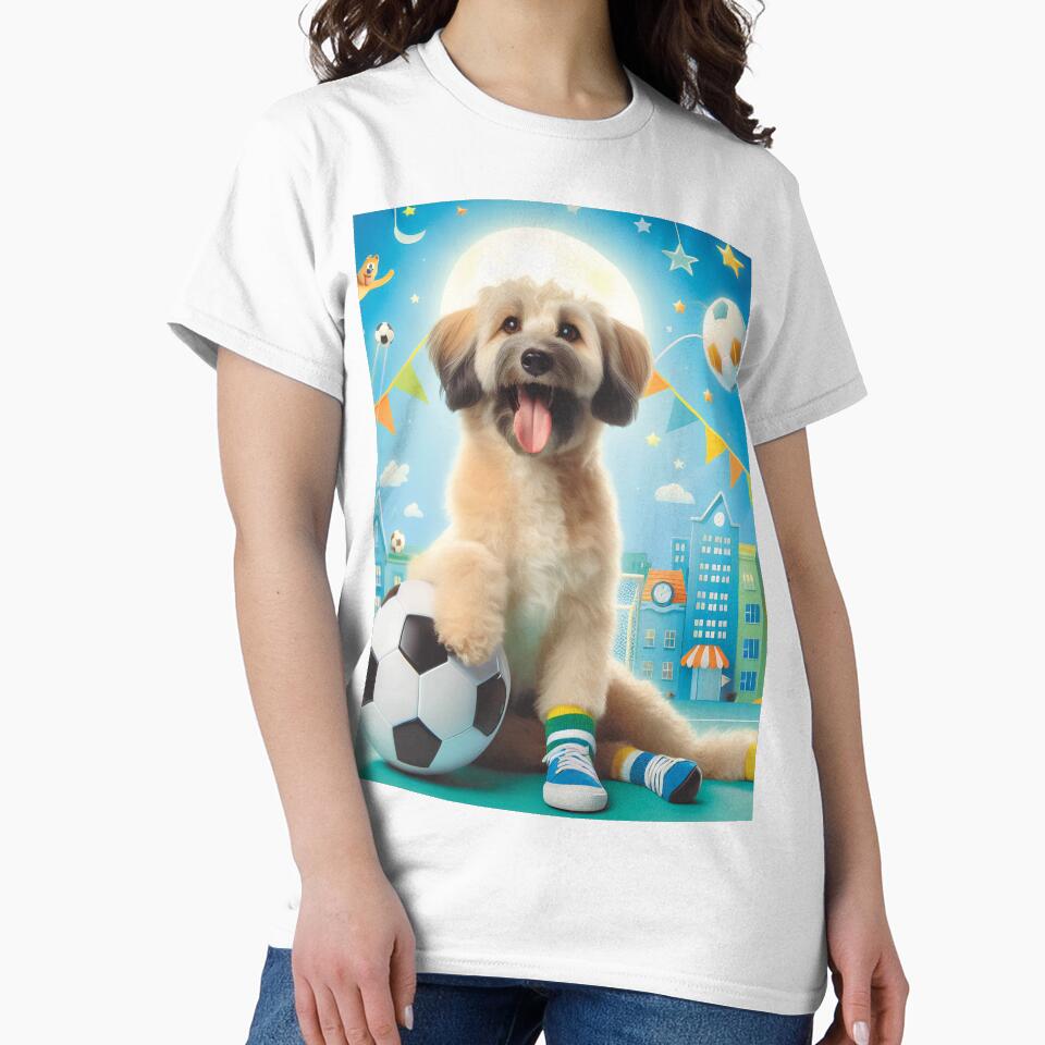 Funny Animals Playing Soccer Football Team, Kids Sports Animal Lover Gift by E.D.CH designs.