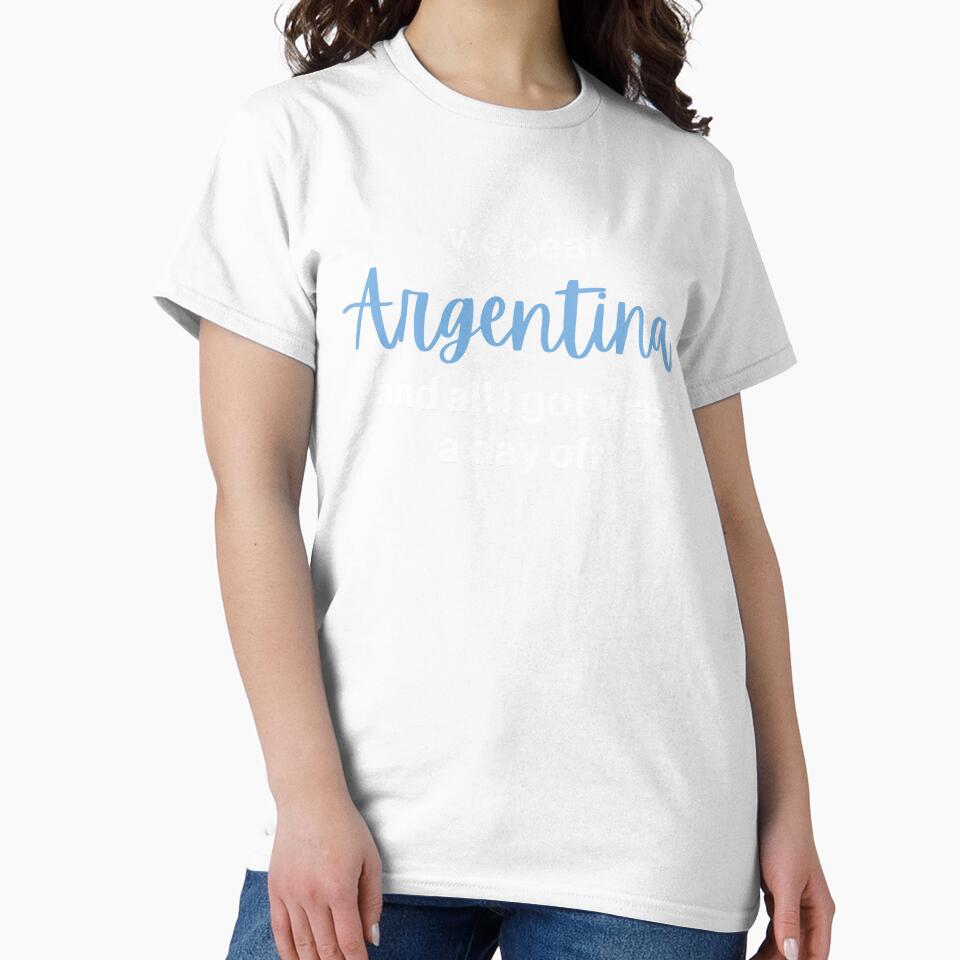 we beat Argentina and all I got was a day off - world cup football soccer meme Saudi Arabia by MillennialMemer