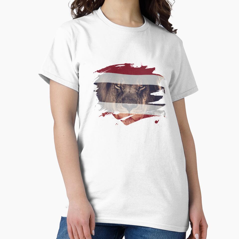 Thailand Flag & African Lion Picture by ockshirts