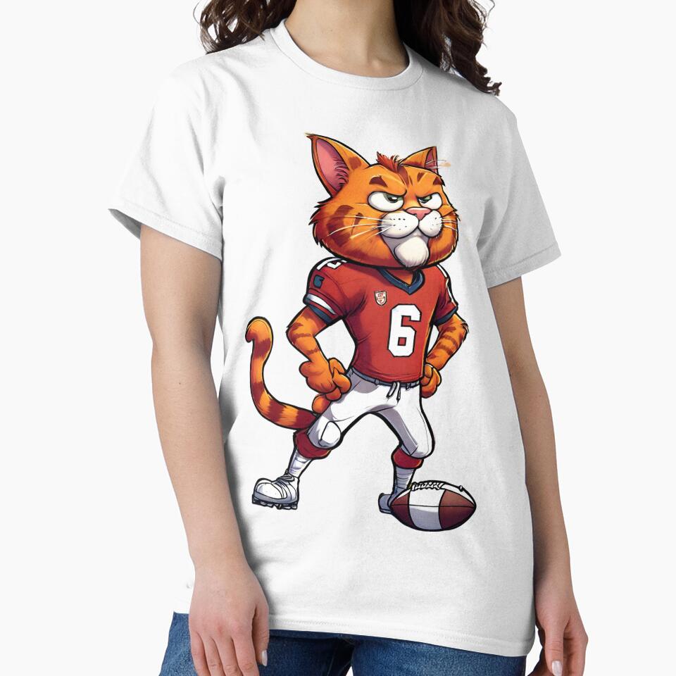Proud Garf in a soccer player outfit, fan art Garfield by SweetRossel