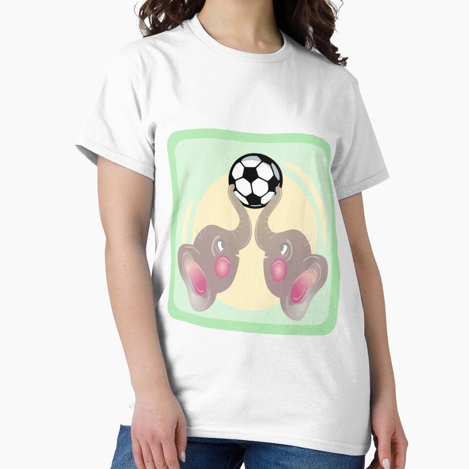 Kids Soccer - Elephants by minimalartstory