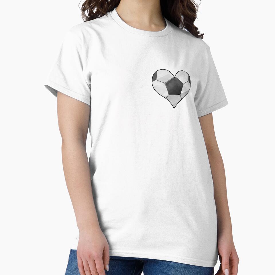 I Love Soccer Football Heart Ball Fan Designs by SpiritWestDesig