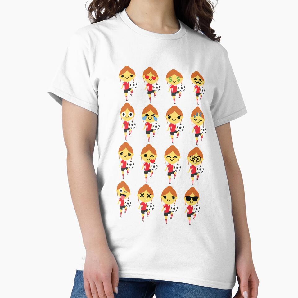 Soccer Girl Emoji by HippoEmo