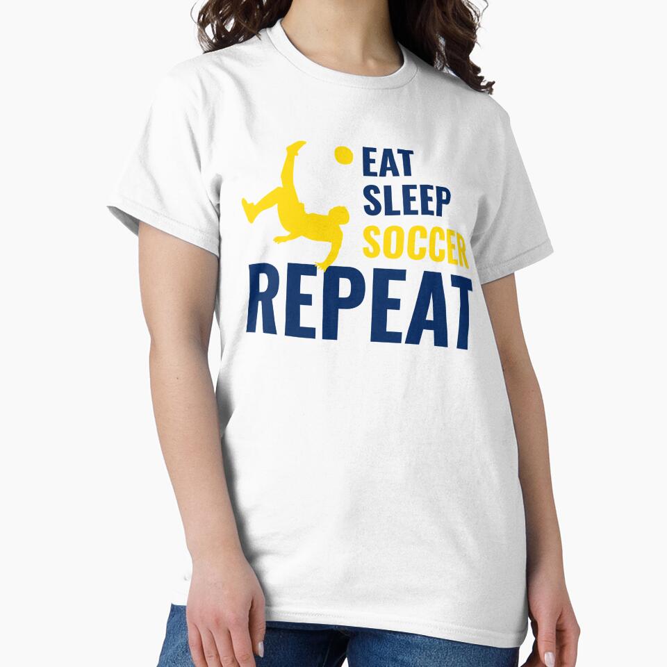 Eat Sleep Soccer Repeat Football by Web CreationsNL