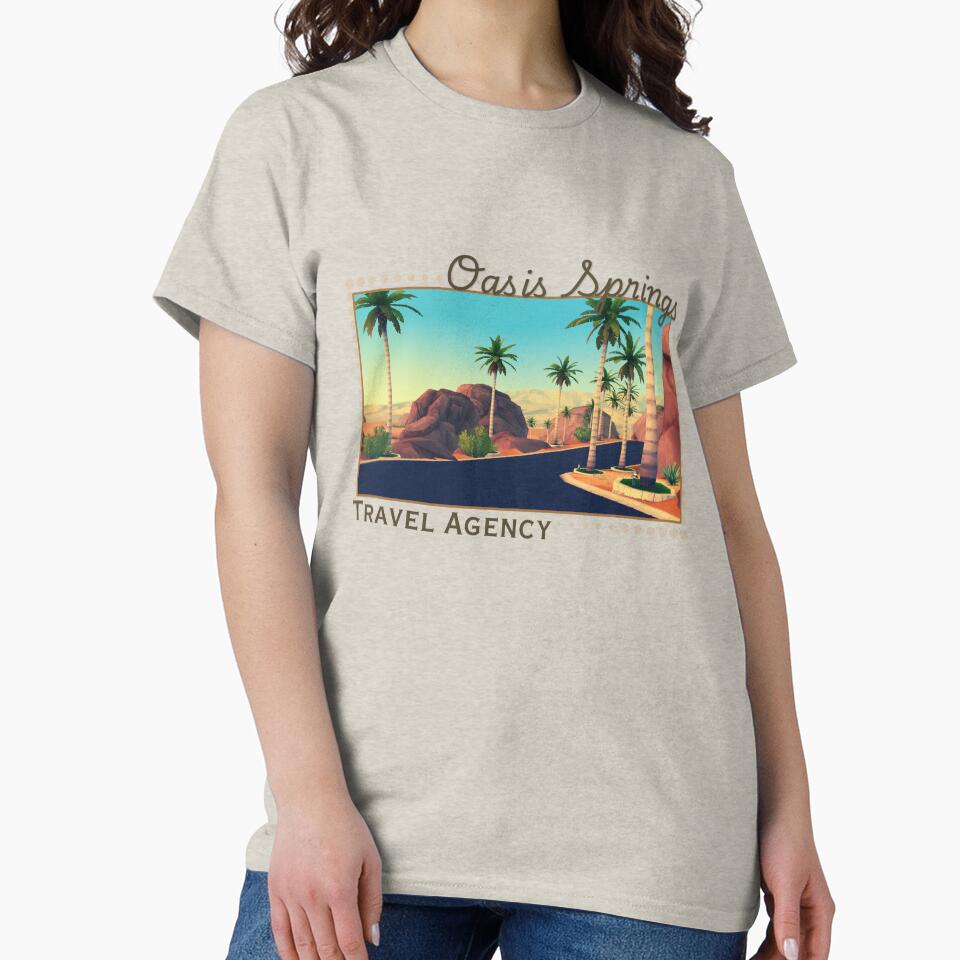Oasis Springs Travel Agency Shirt | Desert Travel Humor | Oasis Springs Design by DonnaRaine