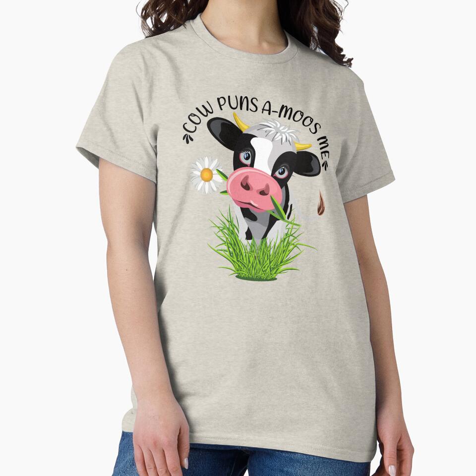 Cow Puns A-Moos Me Kawaii cow by KawaiiPark