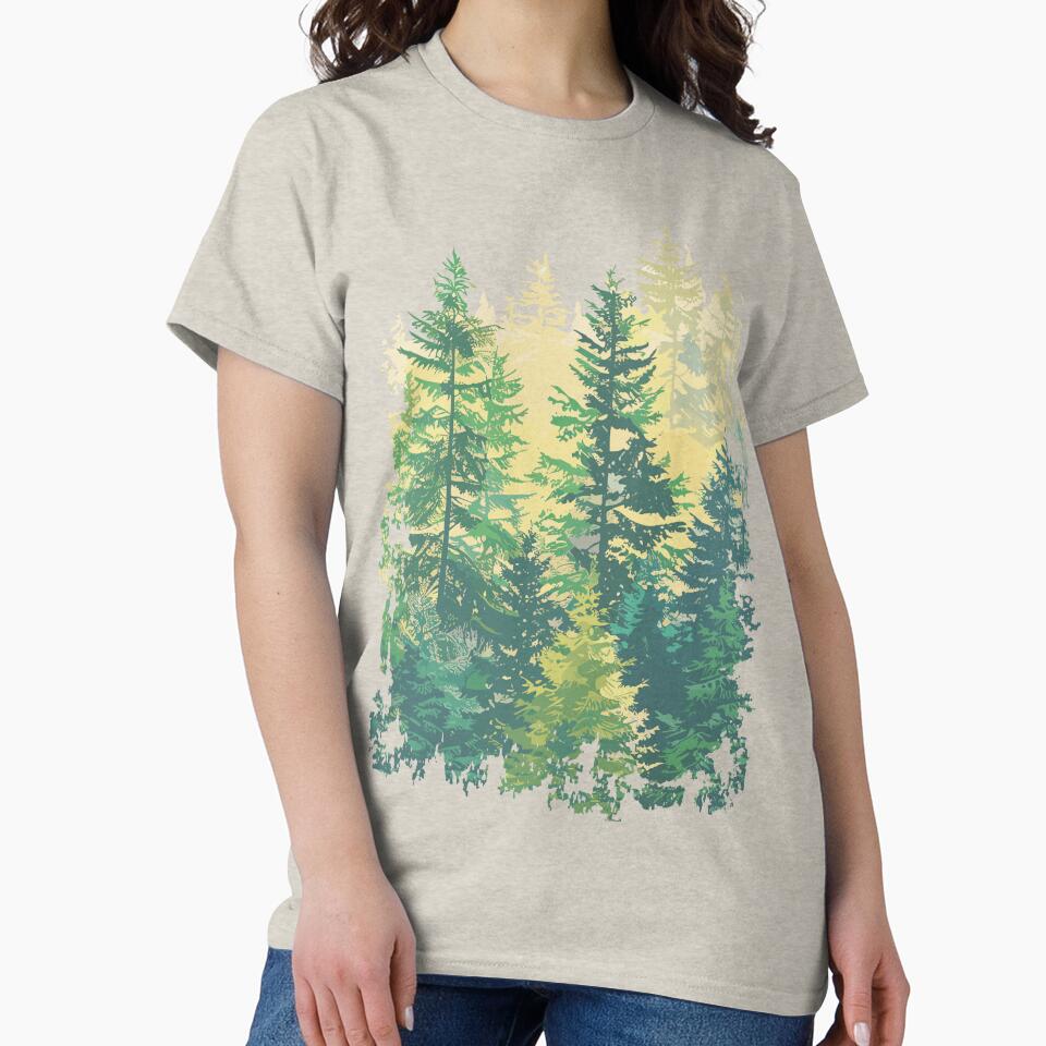FOREST LAYERS BURSTING WITH COLOR by Wander X Design