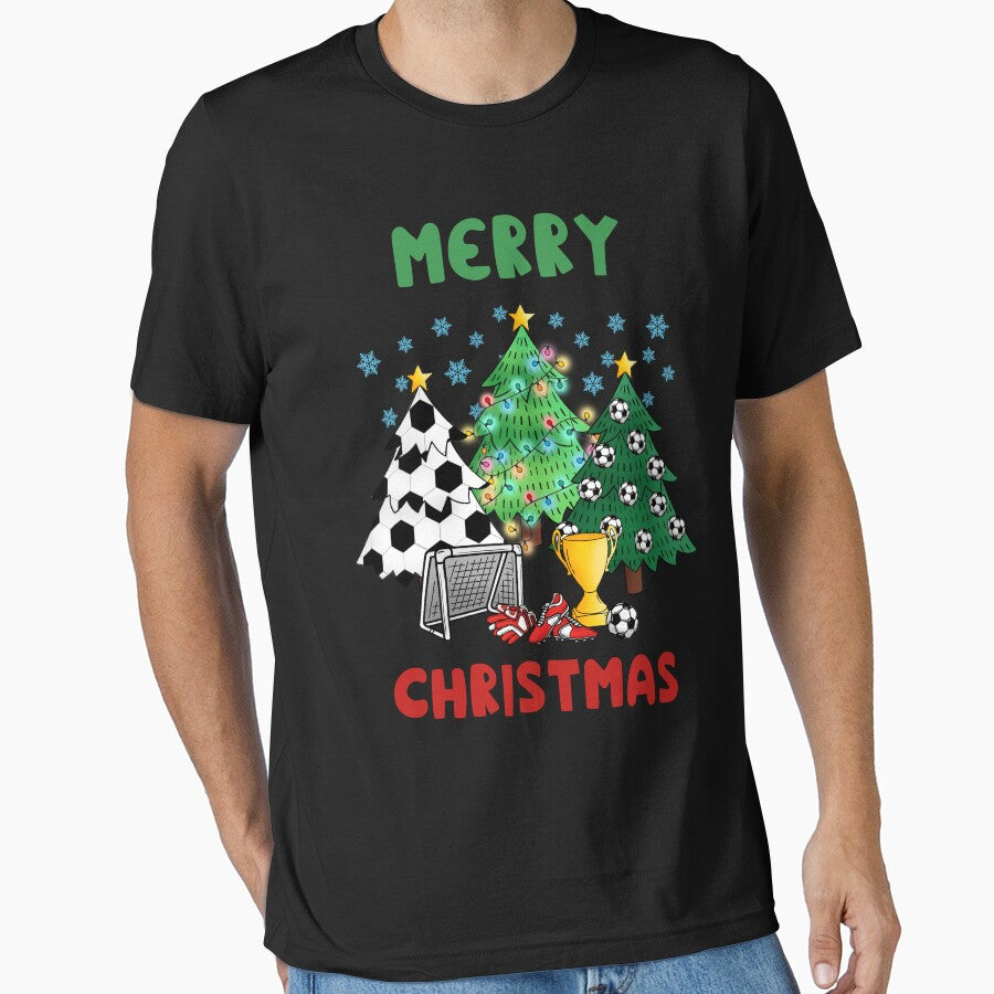 Merry Christmas - Soccer Ball Christimas Trees by Georgy09