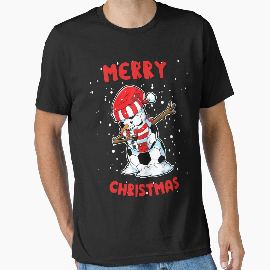 Merry Christmas - Dapping Soocerball Snowman by Georgy09