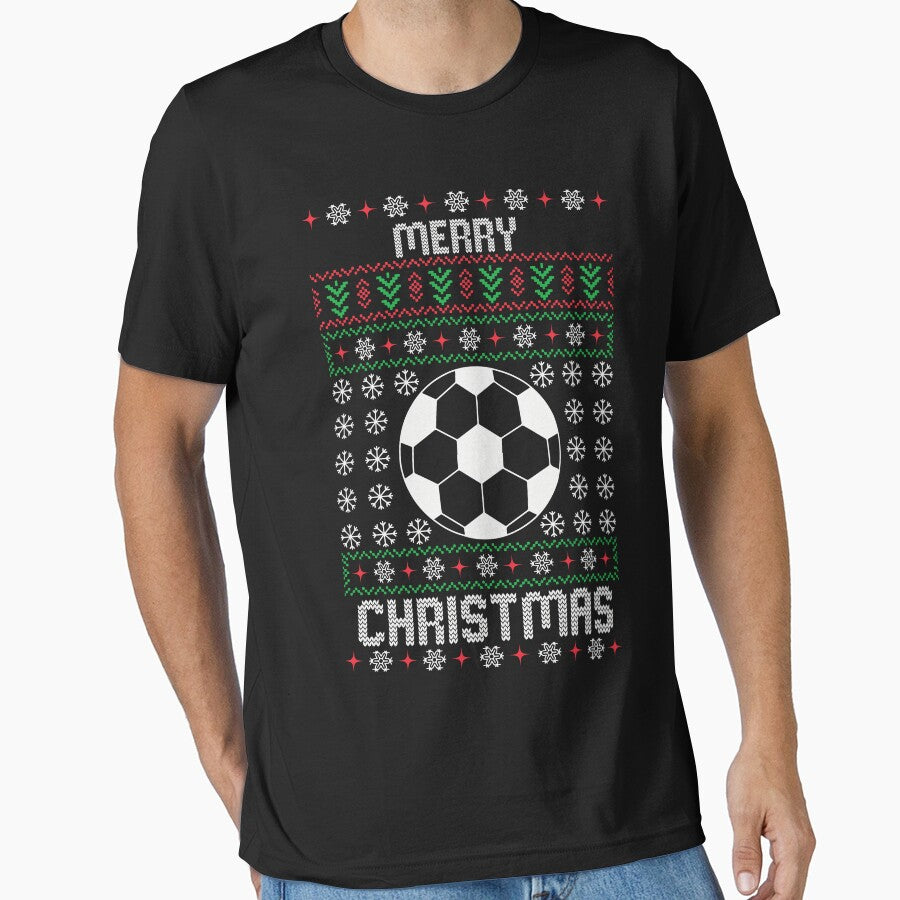 Merry Christmas - Soccer Ugly Sweater by Georgy09
