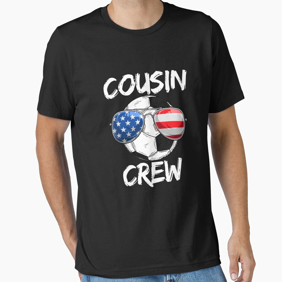 Cousin Crew Soccer Players Gifts Funny Cheer Football Fans Matching by Unicorny-Design