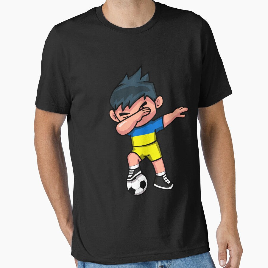 Soccer Boy Dabbing Ukraine by melsens