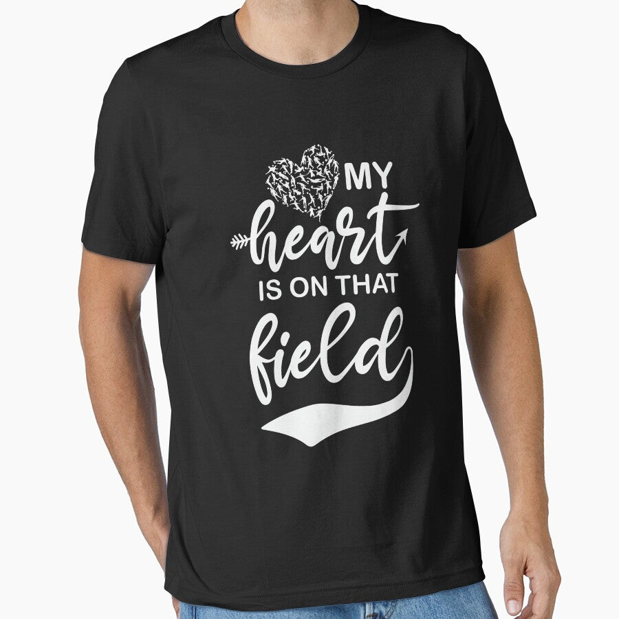 My heart is on that field soccer shirt,Soccer Mom Shirt Custom With Number, Sports Mom Shirt by OPK Shop